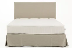 Sandrine, Lit Double, Avec Tete De Lit, Housse, 180Cm