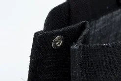 Shopper Flamant, Sac Shopping, Jute, Noir