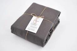 Stefano, Housse De Couette, 240X220, Rayures Grises, Taies D'Oreiller Non Incluses