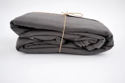 Stefano, Housse De Couette, 240X220, Rayures Grises, Taies D'Oreiller Non Incluses