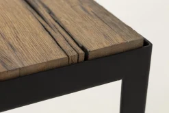 Thibaut, Table Console, Bois Et Metal