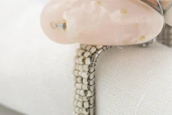 Tina, Rond De Serviette, Perles, Blanc