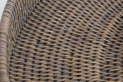 Togo, Plateau, Rond, Roseau, Gris, 48Cm