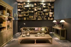 Twist, Lampadaire, Argent Antique, Ajustable