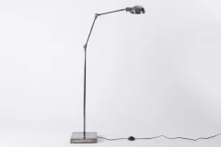 Twist, Lampadaire, Argent Antique, Ajustable