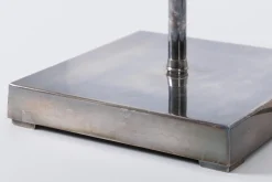 Twist, Lampadaire, Argent Antique, Ajustable