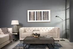 Twist, Lampadaire, Argent Antique, Ajustable