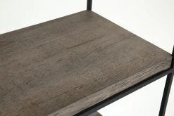 Urban, Rack, Chene Et Metal, Marron Fonce