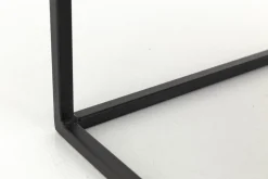 Urban, Table D'Appoint, Chene Et Metal, Marron Clair