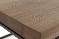 Urban, Table D'Appoint, Chene Et Metal, Marron Clair