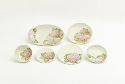 Villosa, Assiette, Ceramique, Fleurs, 22Cm