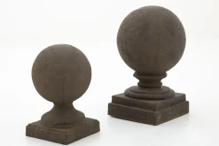 Zedar, Decoball Sur Pied, Pierre Reconstituee Sur Fibre De Verre, L