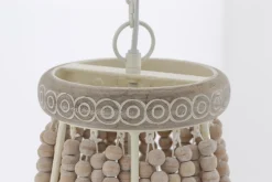 Zofia, Suspension, Perles De Fer Et Bois